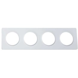 Viervoudig frame wit Schneider Odace Touch - S52P808