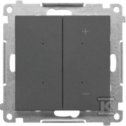 Dimmer voor dimbare LED's, sleutelschakelaar (module): Grafiet mat, SIMON55 TESL1W.01/116