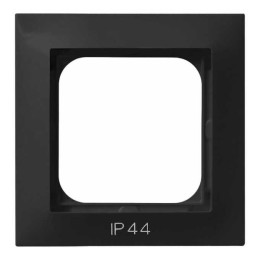 Enkelvoudig frame voor IP-44 set Zwart metallic - RH-1Y/33 Impresja