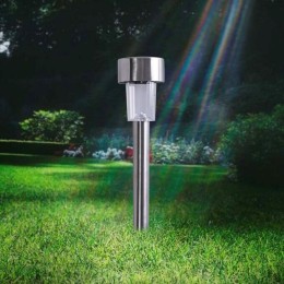 Solar tuinlamp Inox 6500K b.koud IP44 Milagro - EKO853