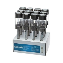 Solar tuinlamp Inox+Plastic 6500K b.koud IP44 Milagro - EKO4802