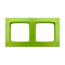 Dubbel frame limoengroen - R-2S/53 Karo