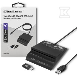 Smart ID-chipkaartlezer SCR-0636, USB Type C, 50636