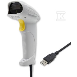 1D laserbarcodelezer, wit 50877