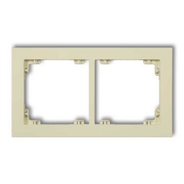 Dubbel frame Pastel mat - Walnoot Karlik Deco - 44DR-2