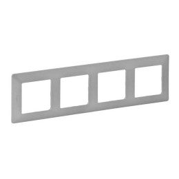 Viervoudig frame Aluminium Legrand Valena Life - 754134