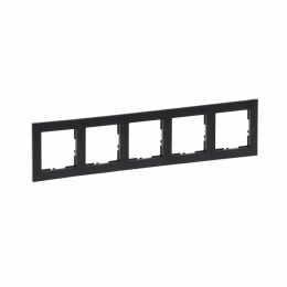 5-voudig frame met motief zwart Legrand Suno - 721575