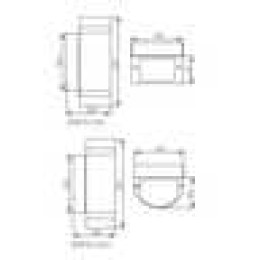ZEW wandarmatuur EL-235J-B GU10 IP-44 Zwart Kanlux - 22440