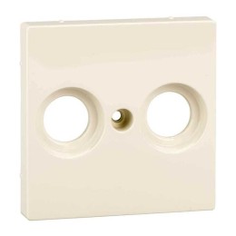 Antennedeksel R/TV-SAT glad crème Merten Systeem M - MTN4122-0344
