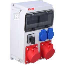 Stationair schakelbord type ECOline 10M 32/5 16/5 2GS 230V R. L-0-P IP54 90EKO011