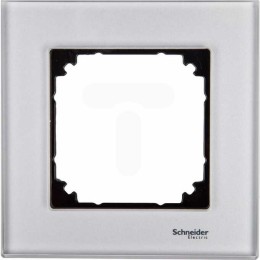 Enkel frame M-Elegance glas Diamant Merten Systeem - MTN4010-3260