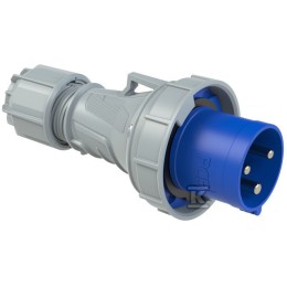 PowerTwist draagbare stekker 63A 230V 2P+Z IP67 033-6