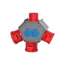 POLYBOX schakelbord tu 16/5, gn 3x16/5, 2x230V ONNLINE F3.0597