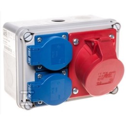 Stationair schakelbord type KOŁO ingang M20 uitgang 16/5 2xGS zonder IP54 bescherming 9769116W