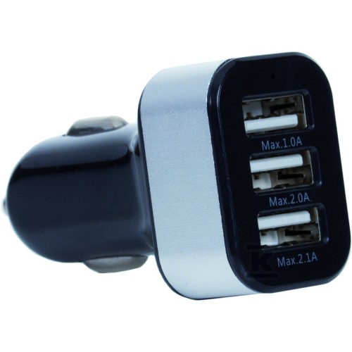 CARCHARGER TRIPLE USB CE-oplader 76-4942-00