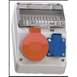 Voedingsset 25A stopcontact 16A 3P+N+Z, 10/16A 2P+Z 6263-130