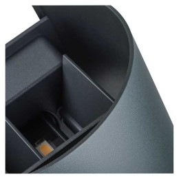 LED REKA gevelarmatuur EL 7W-O-GR 7W 4000K b.neutraal IP-54 Graphite Kanlux - 28991