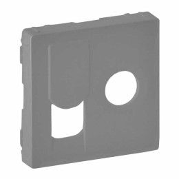 Antenne wandcontactdoos TV + RJ45 Aluminium Legrand Valena Life - 754832