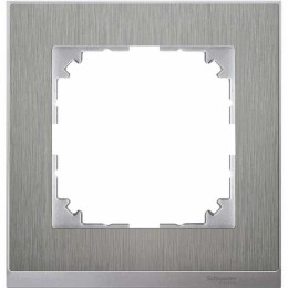 Enkel frame M-Pure Decor Staal/Aluminium Merten Systeem M - MTN4010-3646