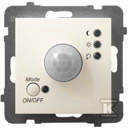 Elektronische bewegingssensor, ecru ARIA ŁP-16U/M/27