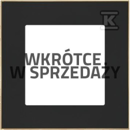 1-voudig DUO-frame: Zwart, gouden basis, SIMON55 TRD1.166/149