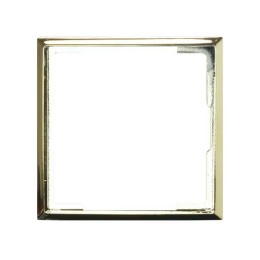 Decoratief frame voor enkelvoudige contactdozen zonder kleppen, data-aansluitingen en dimmers Goud glitter Ospel Aria - RO-2U/68