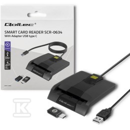 Smart ID-chipkaartlezer SCR-0634, USB type C, 50634